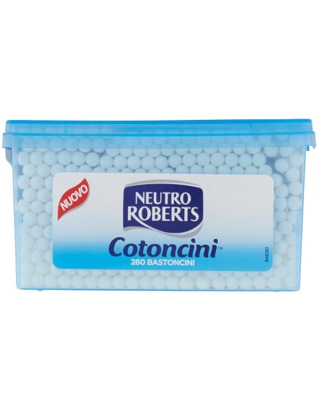 Neutro Roberts Bastoncini Cotonati - 260 Cotonfiock - Extra Delicati